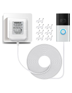 Transformador de Timbre 24V Voyaux 500mA Cable 5,49m