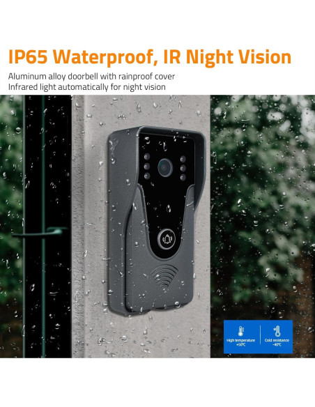 Intercomunicador de Video WiFi AMOCAM 7" HD con Grabación