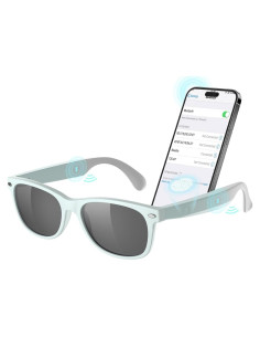 Gafas de sol Bluetooth XO GS01 UV protección unisex Verde Menta