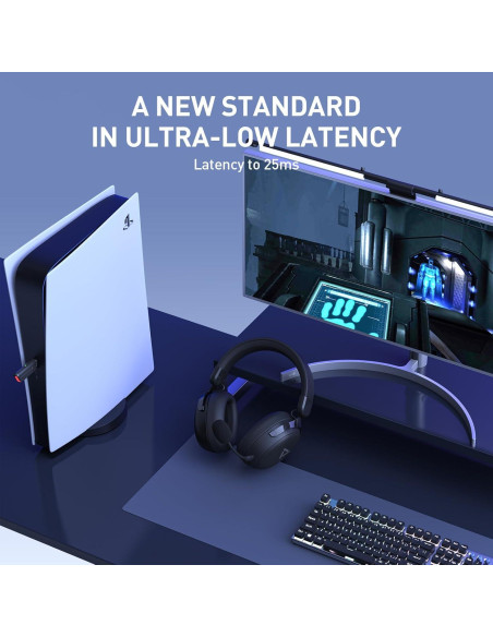 Auriculares Gaming Inalámbricos PRISMXR Vega Q1 85h Batería