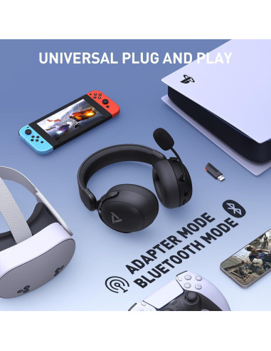 Auriculares Gaming Inalámbricos PRISMXR Vega Q1 85h Batería