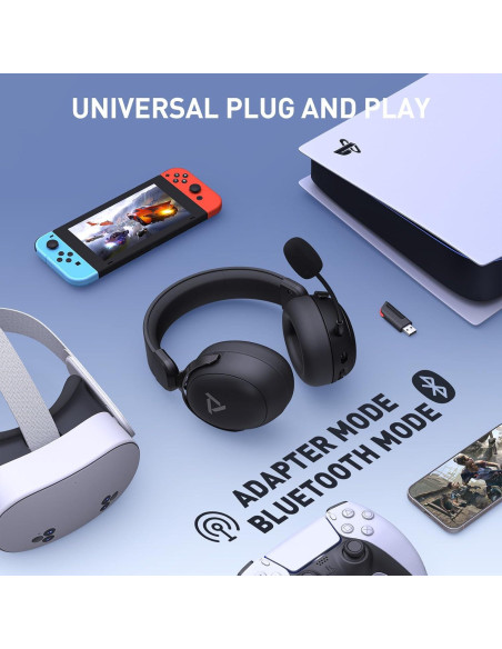 Auriculares Gaming Inalámbricos PRISMXR Vega Q1 85h Batería