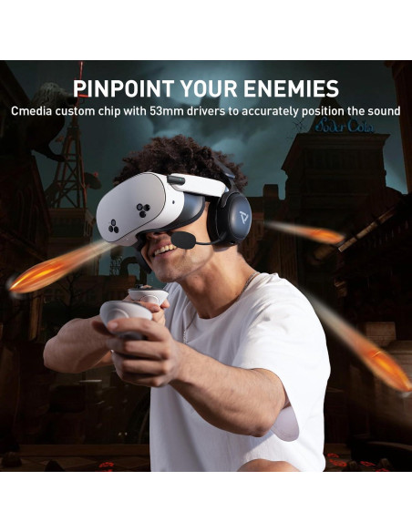 Auriculares Gaming Inalámbricos PRISMXR Vega Q1 85h Batería