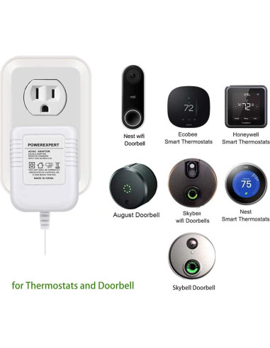 Adaptador Transformador 24V LIANSUM para Timbres y Termostatos