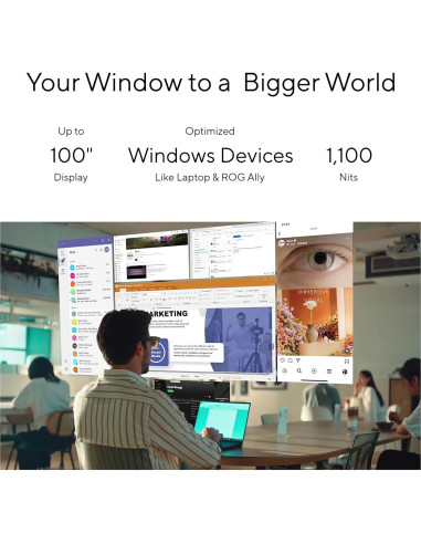 Gafas AR Inteligentes ASUS AirVision M1 - Pantalla 100" 1100 nits