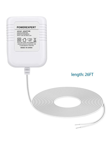 Adaptador Transformador 24V LIANSUM para Timbres y Termostatos