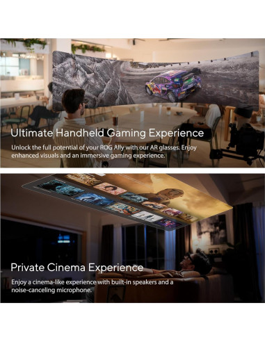 Gafas AR Inteligentes ASUS AirVision M1 - Pantalla 100" 1100 nits