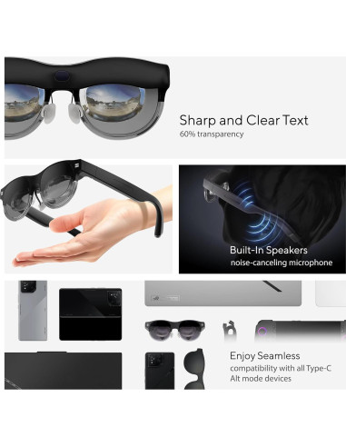 Gafas AR Inteligentes ASUS AirVision M1 - Pantalla 100" 1100 nits