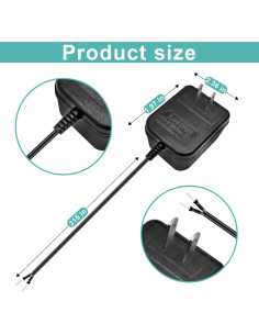 Adaptador de 24V 500mA para Timbres y Termostatos - 7,92m 2