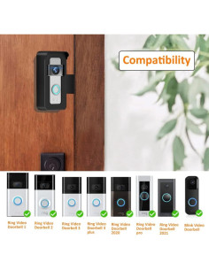 Soporte Antirrobo AutoSonic para Timbres de Video Blink y Ring 2