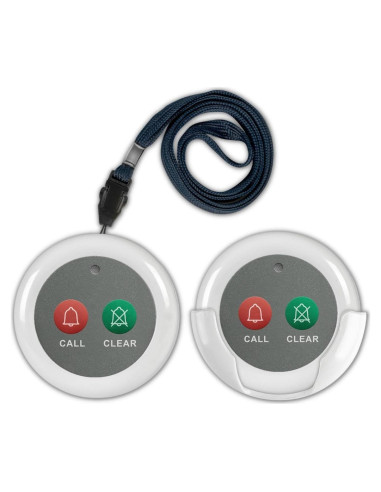 Botones de Llamada Inalámbricos SYNLETT 2 PCS Blanco