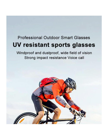 Gafas de Sol Inteligentes Bluetooth HUOSUC Polarizadas UV400