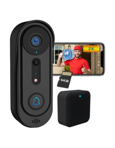 Videoportero Inalámbrico SonoxJunan J4 2K con 64GB