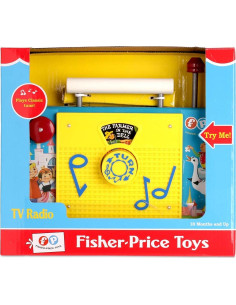 Radio Televisión Fisher Price Clásica 22.86x13.97cm 18m+ 2