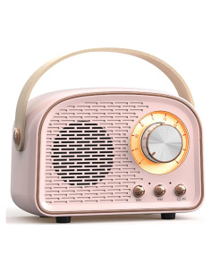 Altavoz Bluetooth Retro SpringFlora Rosa 11.43x6.10cm TWS