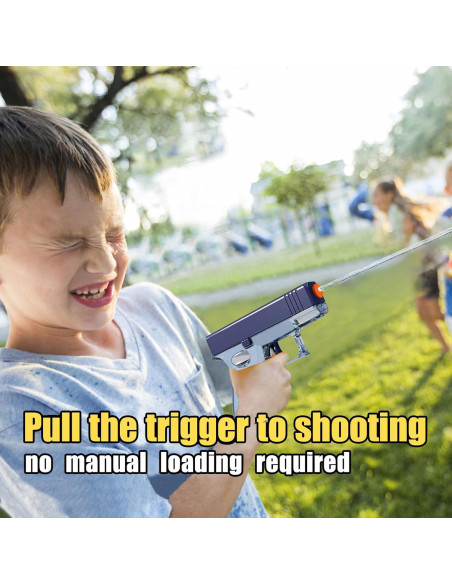 Paquete de 2 pistolas de agua Genérico 100CC Azul Gris