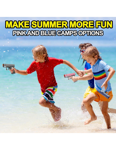 Paquete de 2 pistolas de agua Genérico 100CC Azul Gris