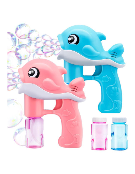 Kit de Pistolas de Burbuja Joyin 2 Unidades con Soluciones