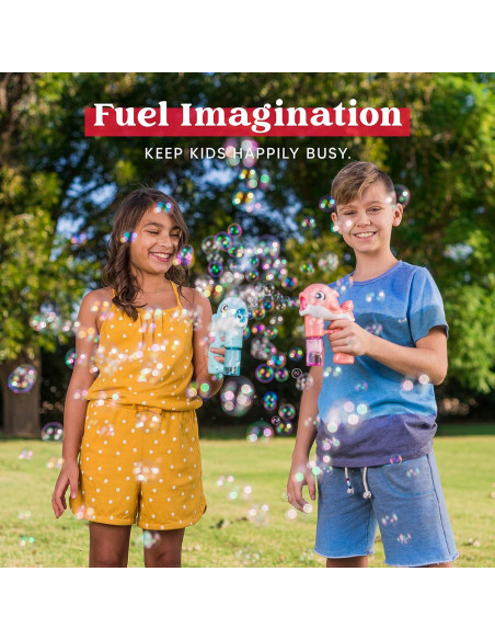Kit de Pistolas de Burbuja Joyin 2 Unidades con Soluciones