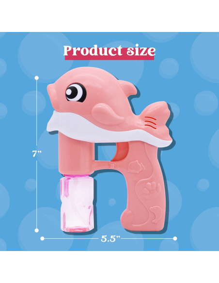 Kit de Pistolas de Burbuja Joyin 2 Unidades con Soluciones