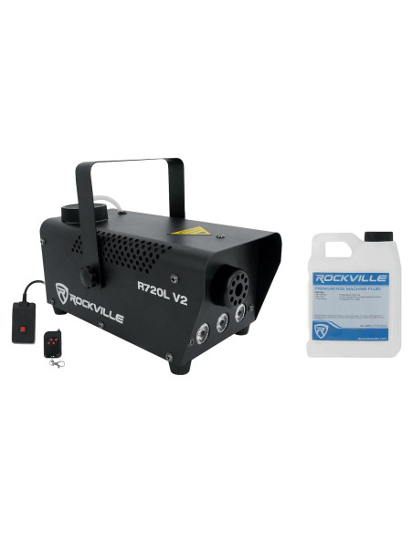 Máquina de Niebla Rockville R720L V2 con Control Remoto