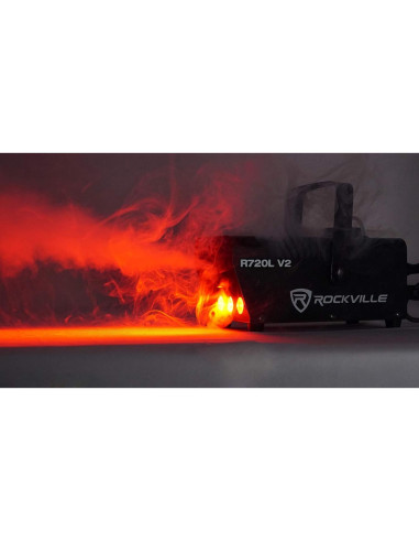 Máquina de Niebla Rockville R720L V2 con Control Remoto