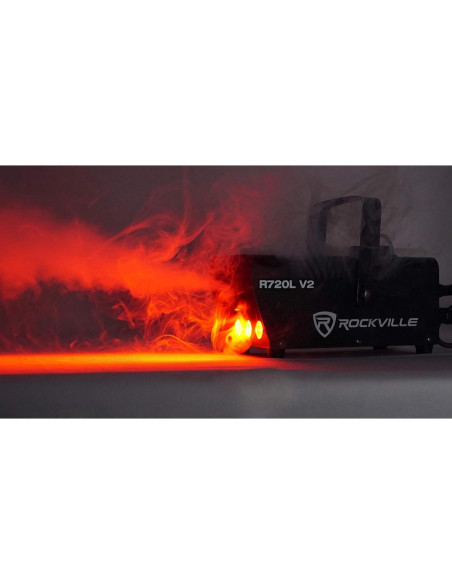 Máquina de Niebla Rockville R720L V2 con Control Remoto