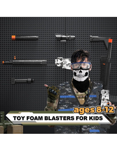 Rifle Francotirador Eléctrico DONGSHENG - 200 Dardos y Chaleco