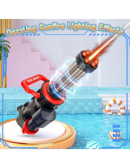 Pistola de Agua Eléctrica DEKILEA Gatling 10.97m 380ml Pistola de Agua Eléctrica DEKILEA Gatling 10.97m 380ml