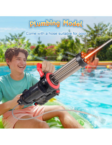 Pistola de Agua Eléctrica DEKILEA Gatling 10.97m 380ml