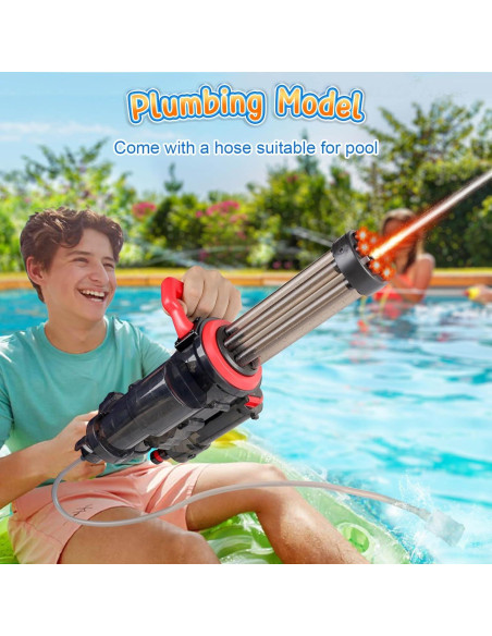 Pistola de Agua Eléctrica DEKILEA Gatling 10.97m 380ml Pistola de Agua Eléctrica DEKILEA Gatling 10.97m 380ml