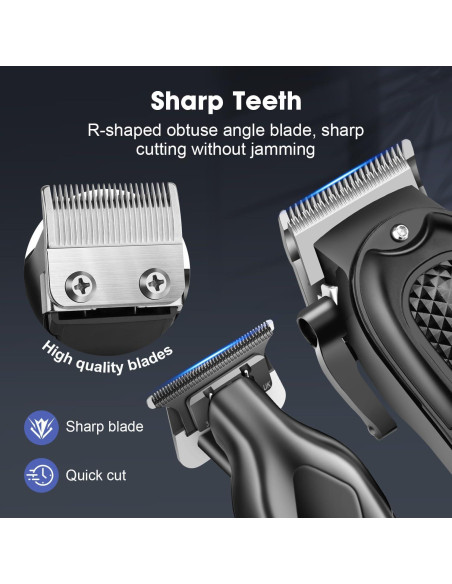 Cortadora de Cabello HIENA PRO Inalámbrica con Peines Ajustables