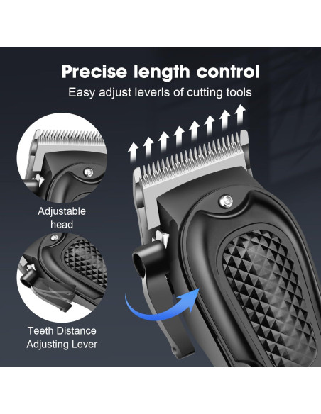 Cortadora de Cabello HIENA PRO Inalámbrica con Peines Ajustables