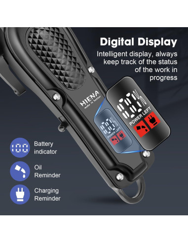 Cortadora de Cabello HIENA PRO Inalámbrica con Peines Ajustables