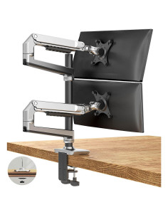 Soporte Doble para Monitor Ergounion E66 Ajustable 40" 11.34kg