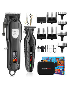 Cortadora de Cabello HIENA PRO Inalámbrica con Pantalla LCD