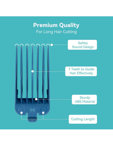 Guardas Clipper LAVEST 4 Piezas Compatible Wahl y Babyliss