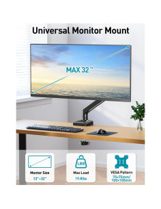 Soporte de Escritorio para Monitor MOUNT PRO 13-32" Negro 2