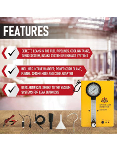 Probador de Fugas de Humo AA Ignition 12V - Kit Completo 2