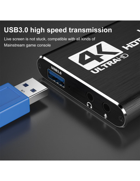 Tarjeta de Captura de Video 4K Dobestyou V316 HDMI USB 3.0