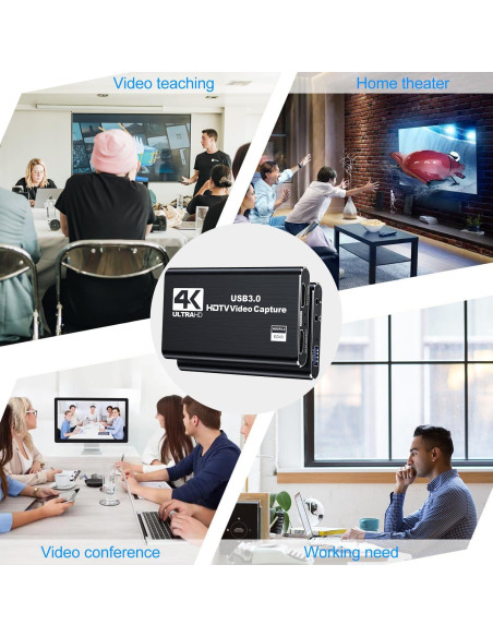 Tarjeta de Captura de Video 4K Dobestyou V316 HDMI USB 3.0