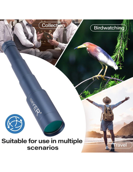 Telescopio Monocular Gskyer 25x50 HD Compacto para Aventura