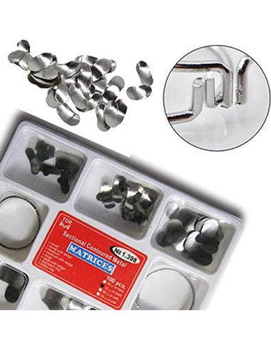 100 Piezas Matrices Metálicas Sonrisa Impresionante 35mm