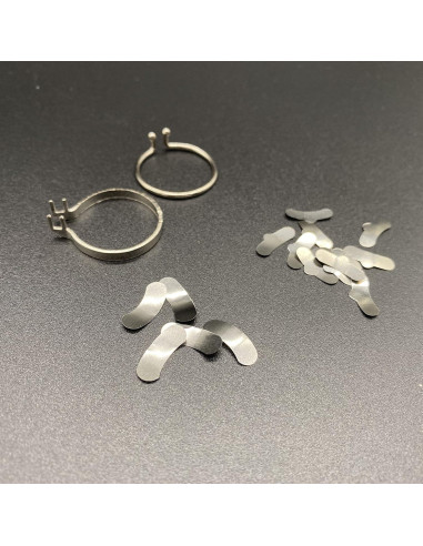 100 Piezas Matrices Metálicas Sonrisa Impresionante 35mm