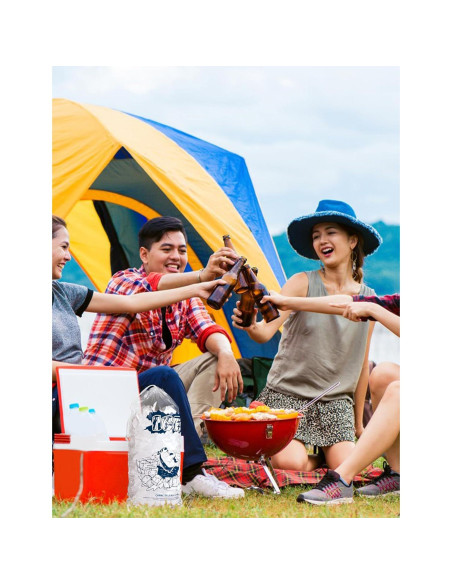 Bolsas de Hielo FireKylin 50 Piezas con Cierre de Cordón