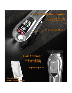 Cortadora de cabello TCMKY TX768 profesional inalámbrica 2