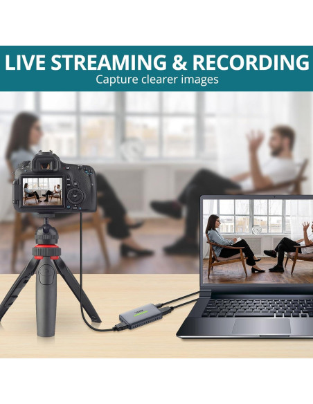 Tarjeta de Captura HDMI 4K YGiTK KTY019 USB 3.0 para Streaming