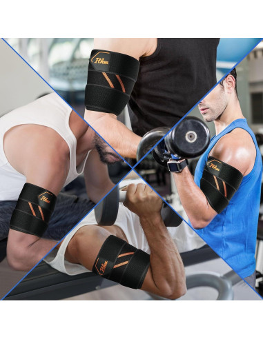 Manga de Compresión ITHW para Bíceps S/M Alivio Tendinitis