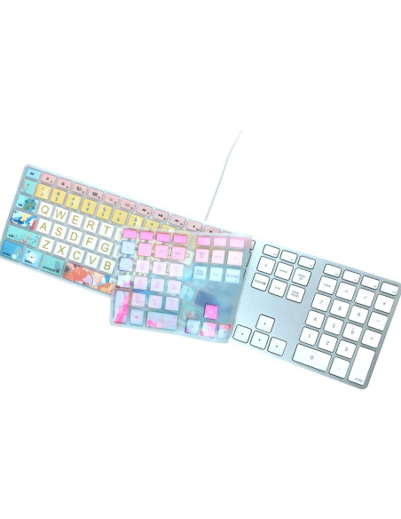 Funda de Silicona para Teclado Apple iMac A1243 Flores