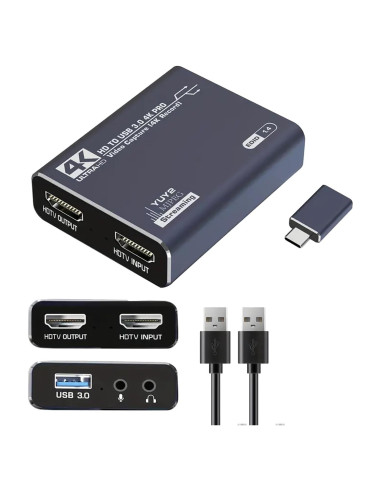 Tarjeta de Captura de Video 4K Dobestyou HDMI USB 3.0